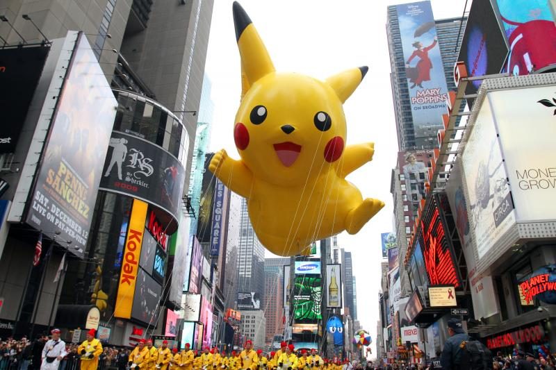 pokemon mas popular parade pikachu globo