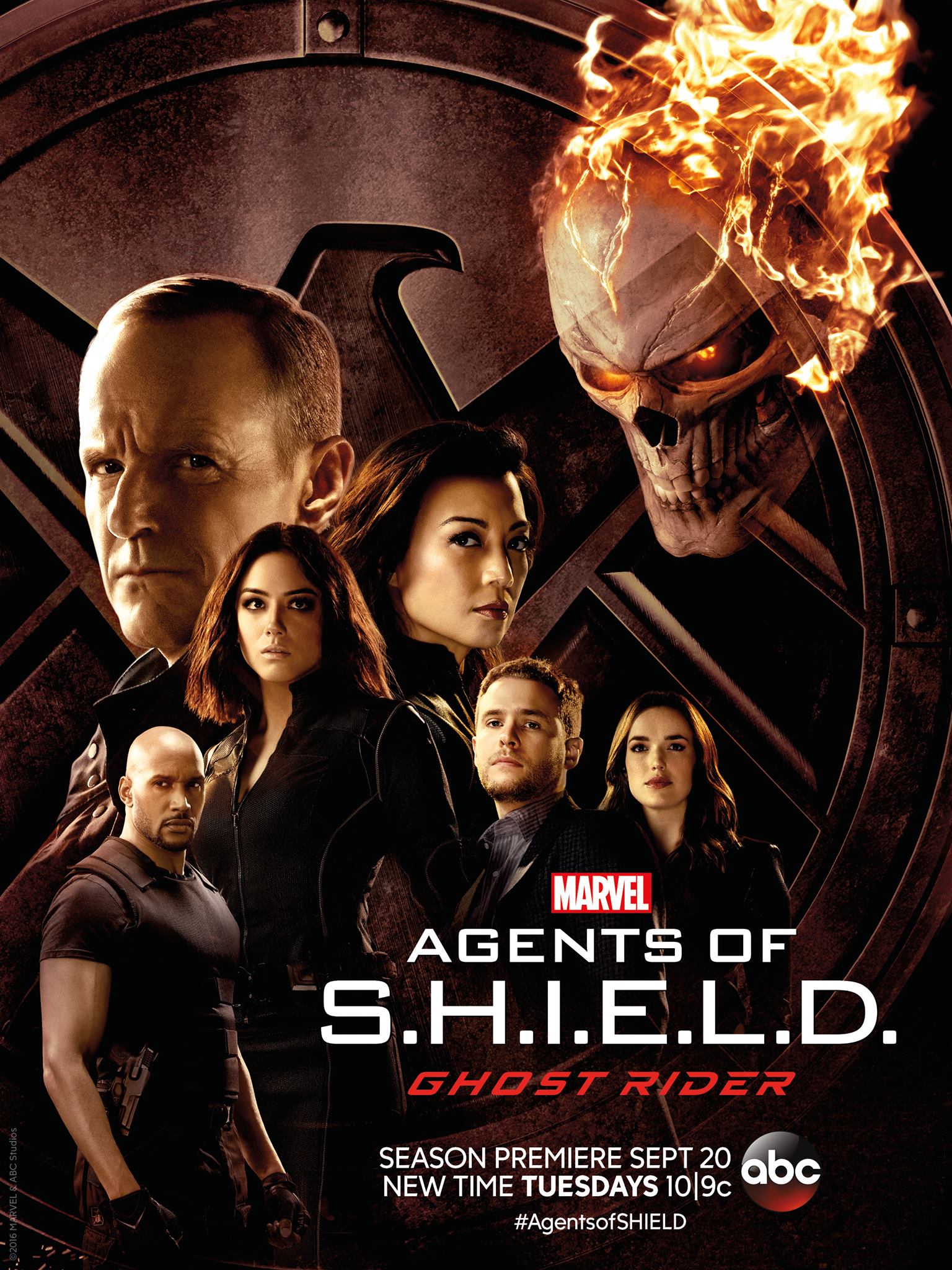 El 20 de septiembre llegan los nuevos capítulos y en la antesala del estreno se reveló el póster oficial de la cuarta temporada de Agents of SHIELD.