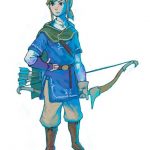 Los bocetos de Link en Breath of the Wild 2