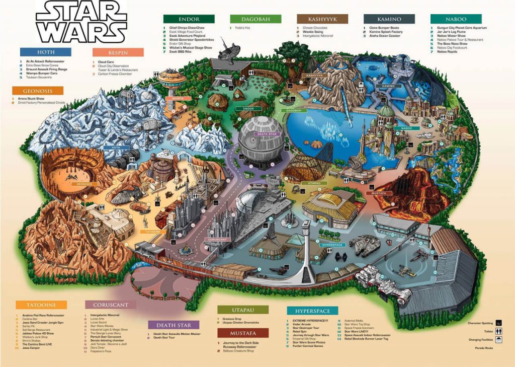 Así se supone que va a ser Star Wars Land en Disney World