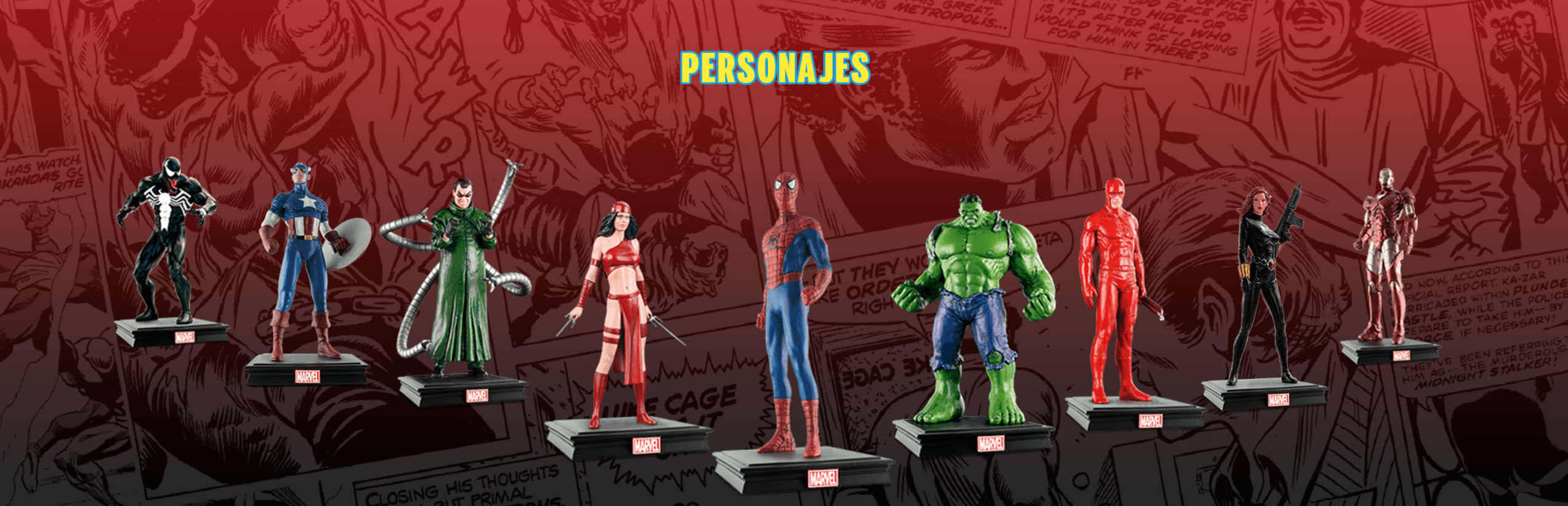 Colección de figuras Salvat de Marvel Heroes 3D