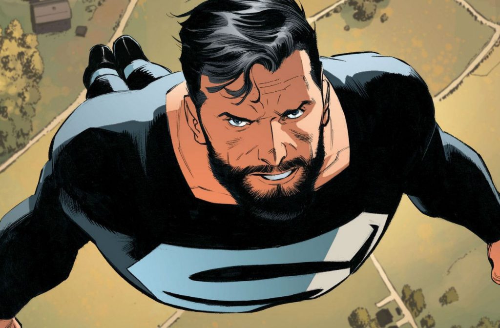 Traje negro de superman