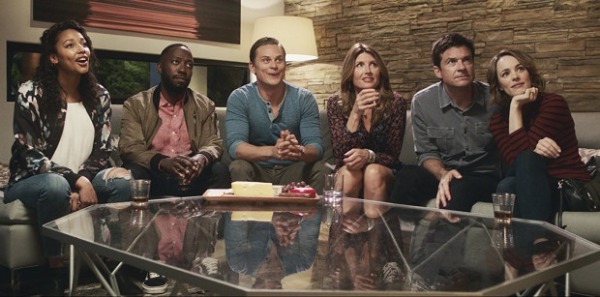 Kylie Bunbury, from left, Lamorne Morris, Billy Magnussen, Sharon Horgan, Jason Bateman and Rachel McAdams in "Game Night." (Warner Bros.)