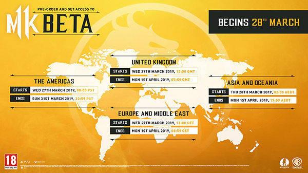 beta cerrada de mortal kombat 11