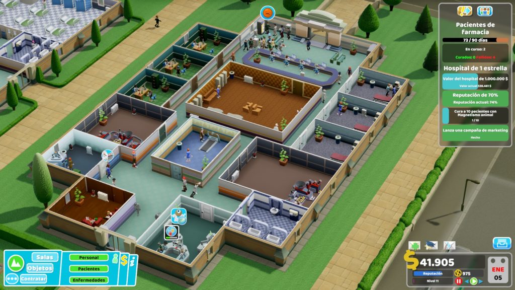 Análisis Two Point Hospital
