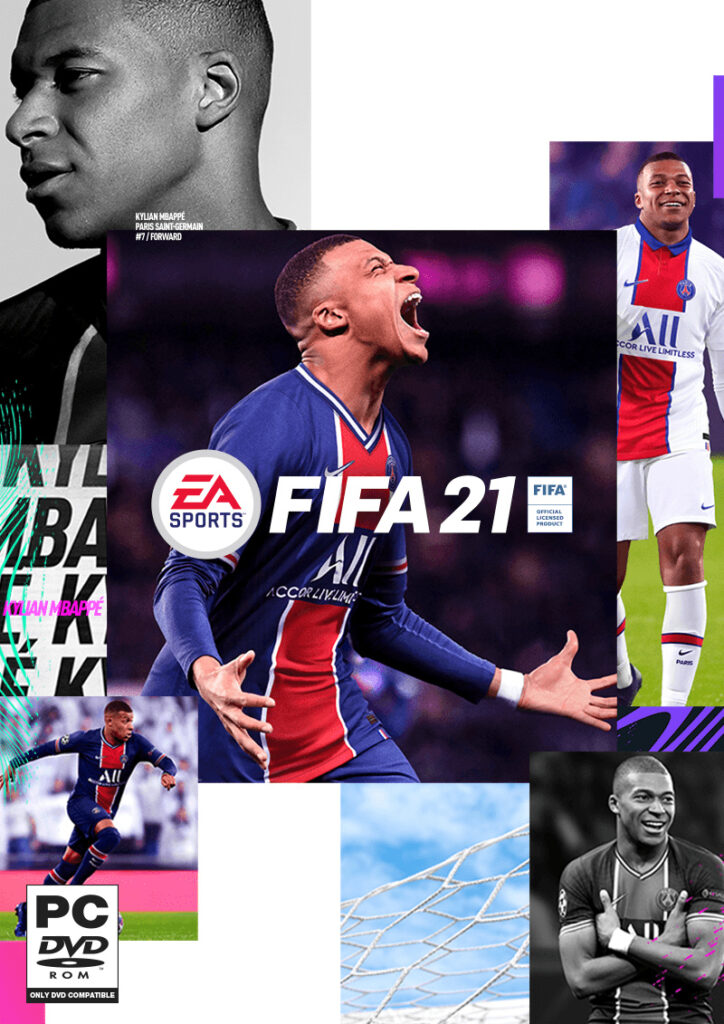 Kylian Mbappé protagoniza la portada oficial de FIFA 21 en sus 3 ediciones