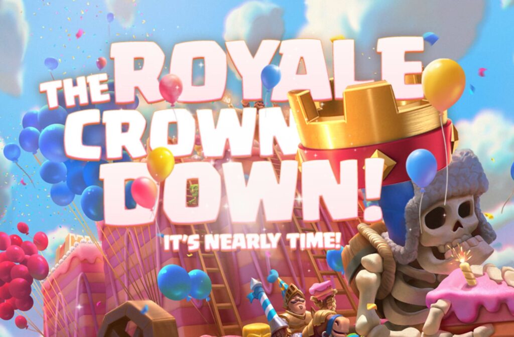 the royale crown down clash royale